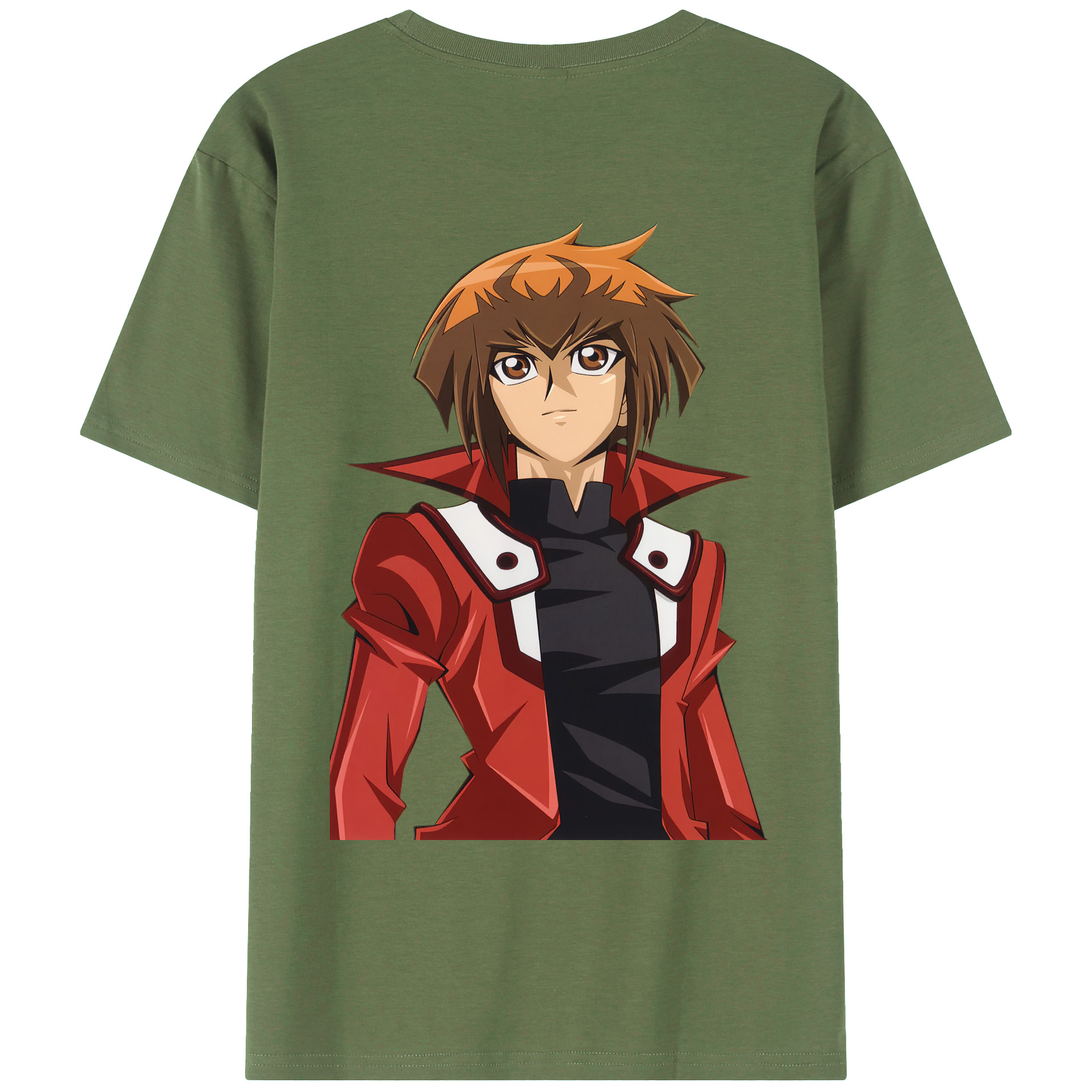 （画像用） 遊☆戯☆王 Yu-Gi-Oh! 綿100％ メンズ半袖Tシャツ（バックプリント） 通気性